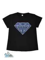 Черная футболка М-68 «Бриллиант»